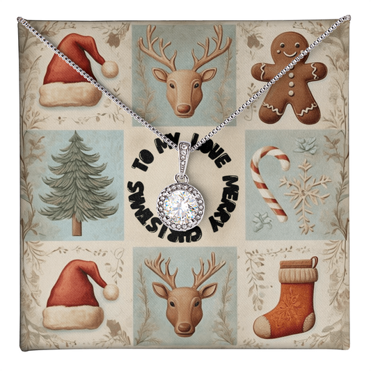 To My Love Merry Christmas Eternal Hope Necklace