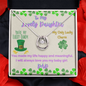 To My Lovely Daughter My Lucky Charm Necklace