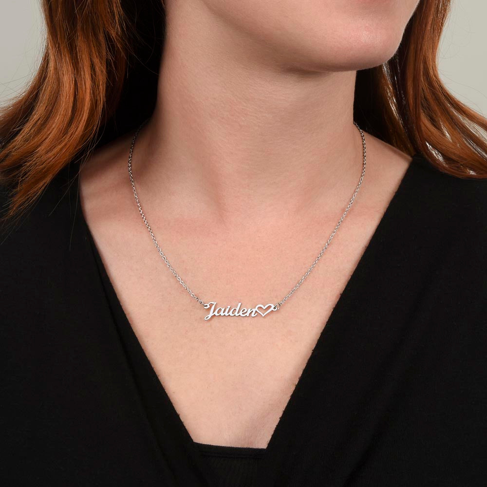 To My Daughter , My sweet Ladybug Personalised Name Necklace