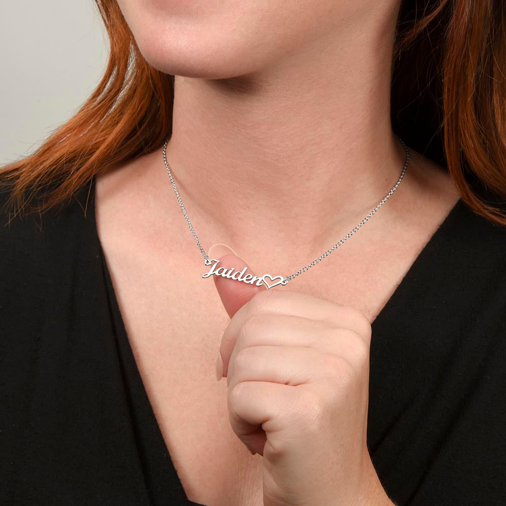To My Daughter , My sweet Ladybug Personalised Name Necklace