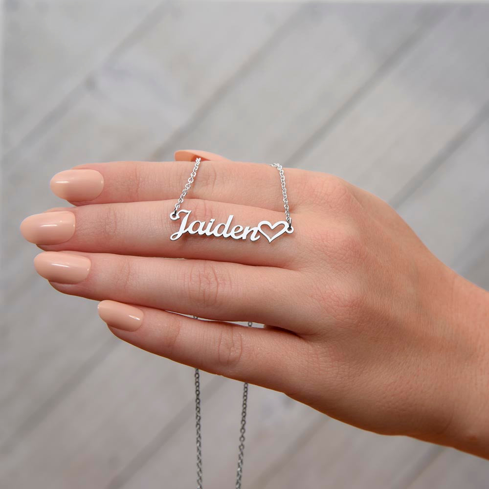 To My Daughter , My sweet Ladybug Personalised Name Necklace