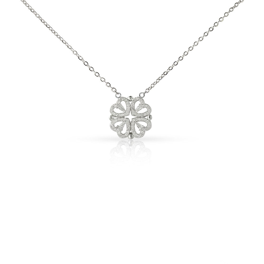 Bonus Mom Clover Necklace Gift For Step Mother