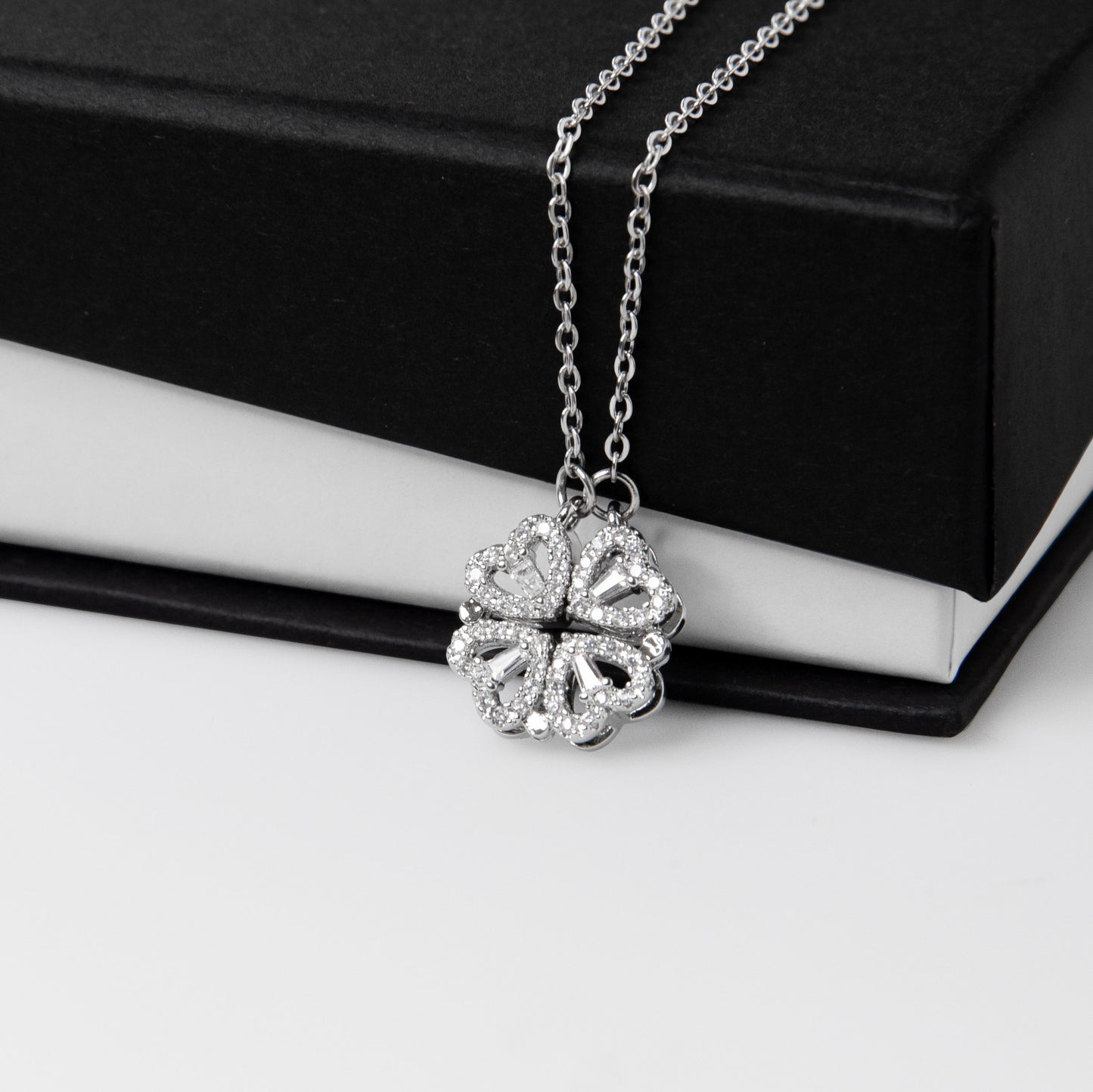 Bonus Mom Clover Necklace Gift For Step Mother