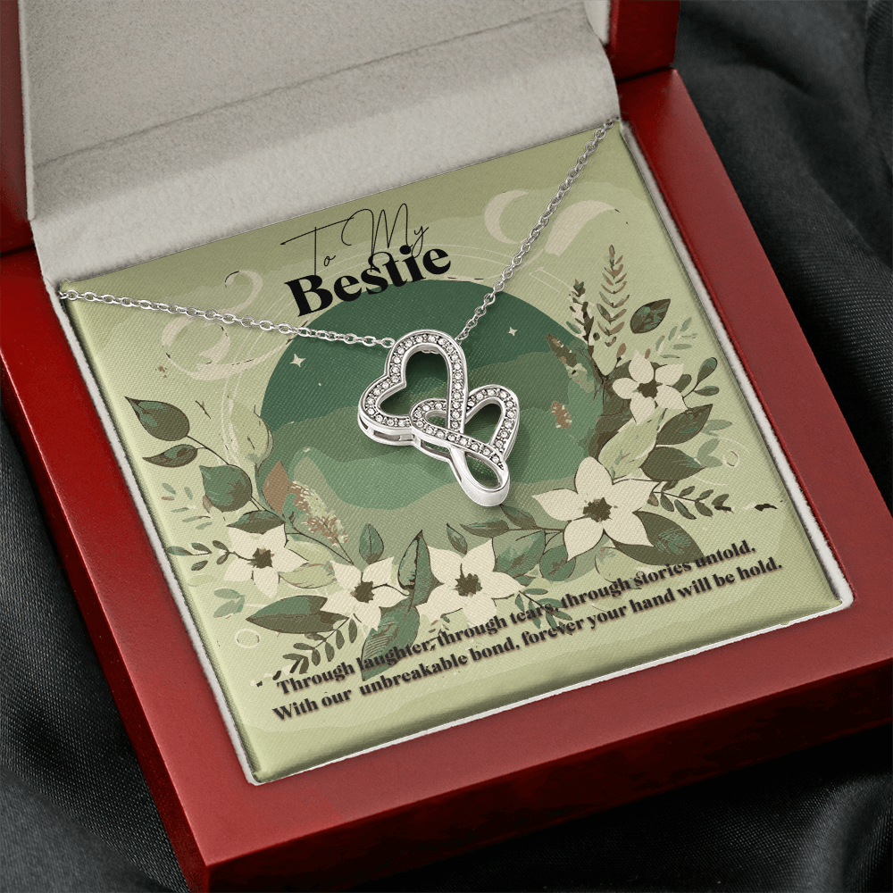 Heart To Heart Necklace Gift For Bestie Birthday Christmas Present