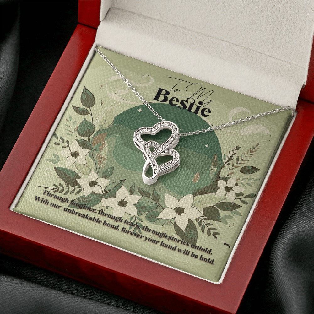 Heart To Heart Necklace Gift For Bestie Birthday Christmas Present