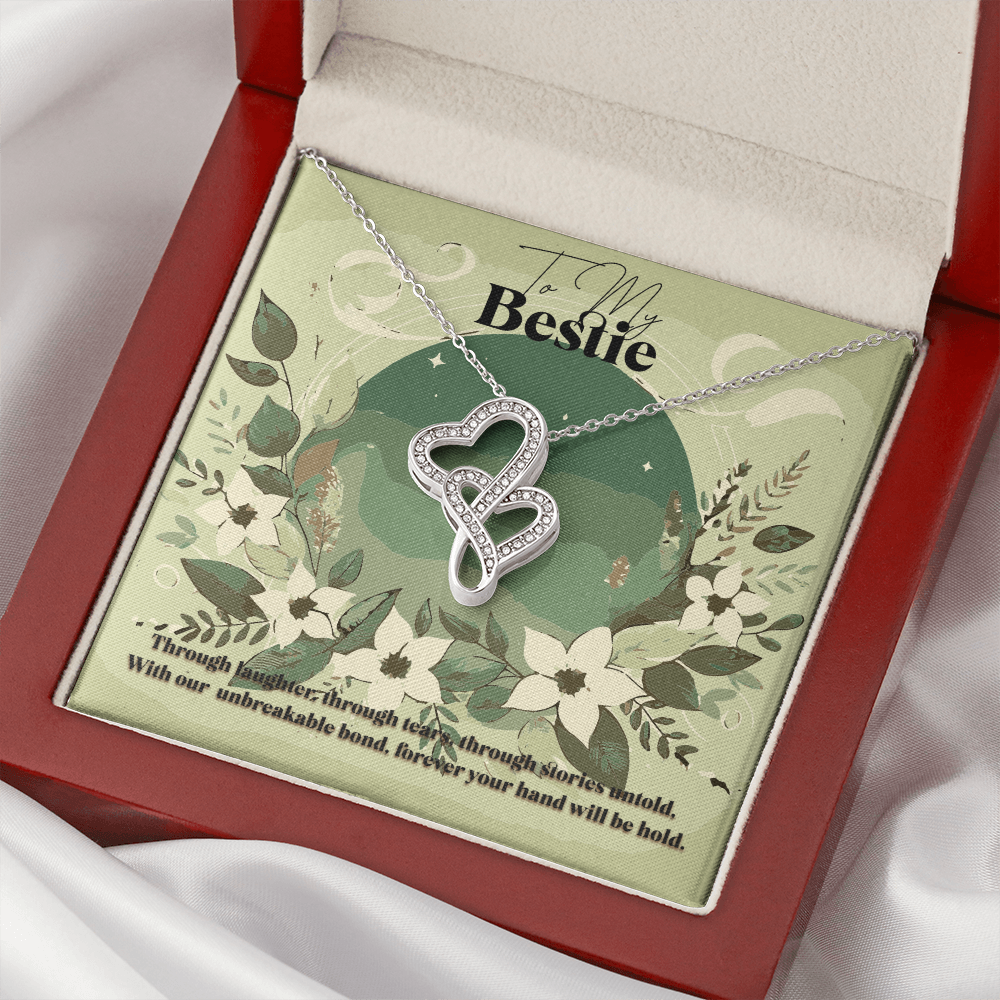 Heart To Heart Necklace Gift For Bestie Birthday Christmas Present