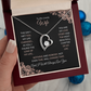 Forever Love Necklace - Elegant Heart Pendant Necklace With Cubic Zirconia Crystal