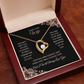 Forever Love Necklace - Elegant Heart Pendant Necklace With Cubic Zirconia Crystal