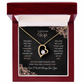 Forever Love Necklace - Elegant Heart Pendant Necklace With Cubic Zirconia Crystal