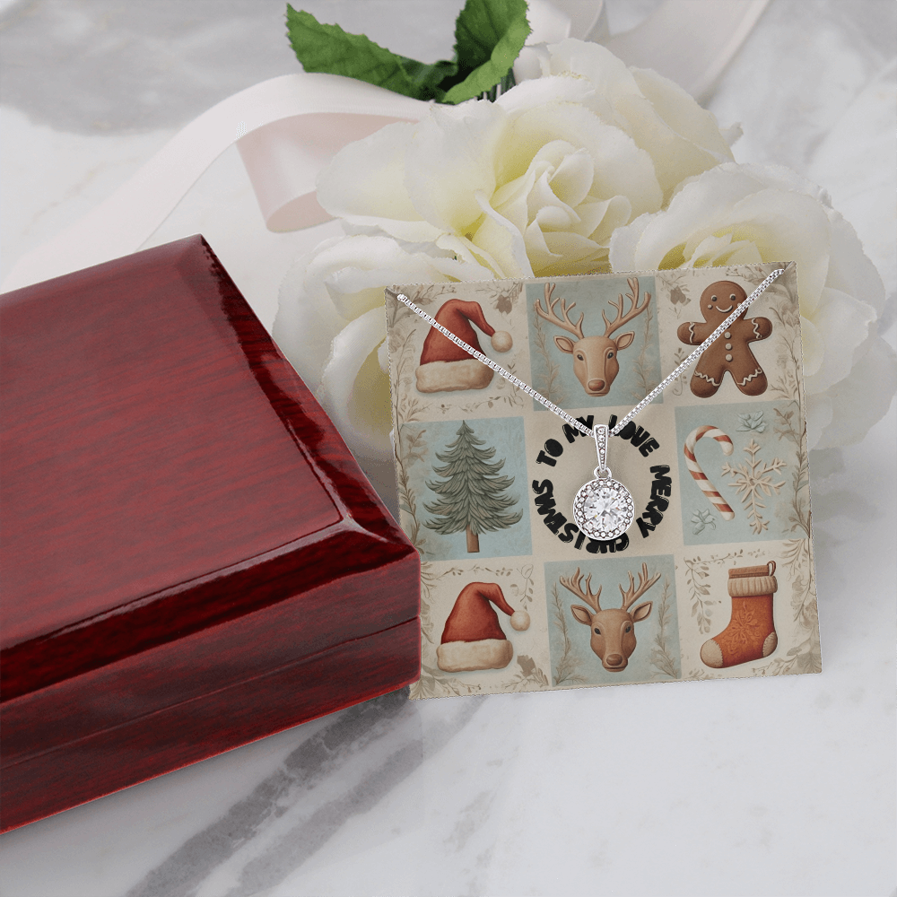To My Love Merry Christmas Eternal Hope Necklace