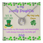 To My Lovely Daughter My Lucky Charm Necklace