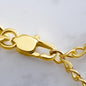 Cuban Link Chain - Mens Gold Necklace Adjustable 14K Gold Chain Gift For Dad