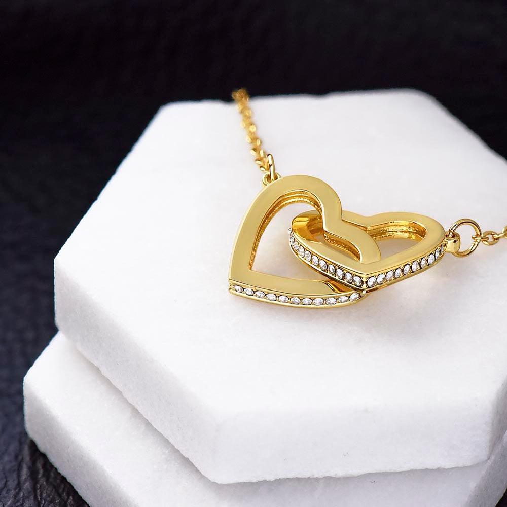 Interlocked Hearts Necklace For Best Friends