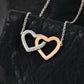 Interlocked Hearts Necklace For Best Friends