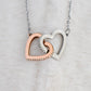 Interlocked Hearts Necklace For Best Friends