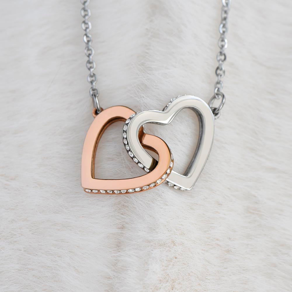 Interlocked Hearts Necklace For Best Friends