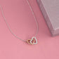 To My Love Inter Locked  Hearts Necklace, Christmas Gift