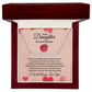 To My Daughter , My sweet Ladybug Personalised Name Necklace