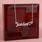 To My Daughter , My sweet Ladybug Personalised Name Necklace