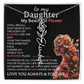 To My Daughter (Birth) Flower Name Necklace