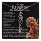 To My Daughter (Birth) Flower Name Necklace