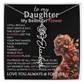 To My Daughter (Birth) Flower Name Necklace