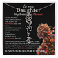 To My Daughter (Birth) Flower Name Necklace