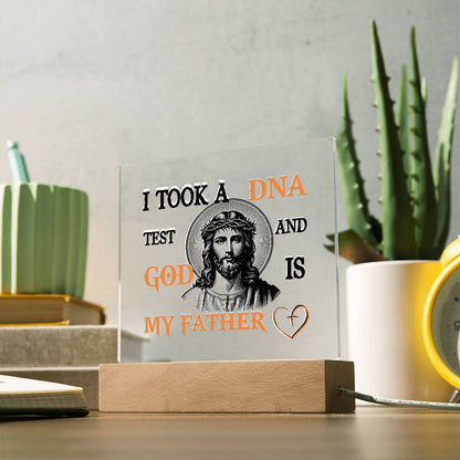 "God Is My Father" Acrylic Lamp