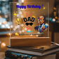 Trump Celebrating Dad's  Birthday With "The Best Dad Ever" Award Acrylic Led Lamp