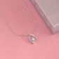 To My Daughter Heart Shaped Forever Love Necklace
