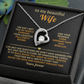 Forever Love Necklace - Heart Pendant Cubic Zirconia Gift For Wife