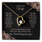 Forever Love Necklace - Elegant Heart Pendant Necklace With Cubic Zirconia Crystal