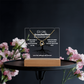 For My Grandmother Forever Acrylic Led Lamp With Love Necklace Bundle