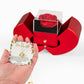 To The Love Of My Life  Rose Heart Box with Love Knot Necklace