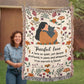 Purrfect Love Woven Blanket, Gift for Cat Moms on Mother's Day, Birthdaysor Just Because...