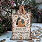 Purrfect Love Woven Blanket, Gift for Cat Moms on Mother's Day, Birthdaysor Just Because...