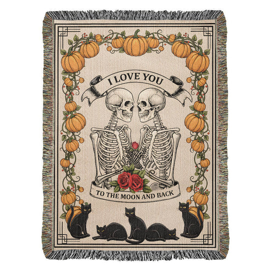 Halloween Blanket, I Love You To The Moon And Back,