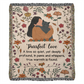 Purrfect Love Woven Blanket, Gift for Cat Moms on Mother's Day, Birthdaysor Just Because...