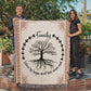 Family Roots, Celtic Tree Woven Blanket