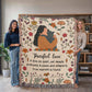 Purrfect Love Woven Blanket, Gift for Cat Moms on Mother's Day, Birthdaysor Just Because...