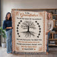 "To My Grandfather" Woven Blanket, Gift For Father's Day, Birthday