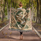 Wrapped With Paws & Love Woven Blanket Gift For Cat Mom