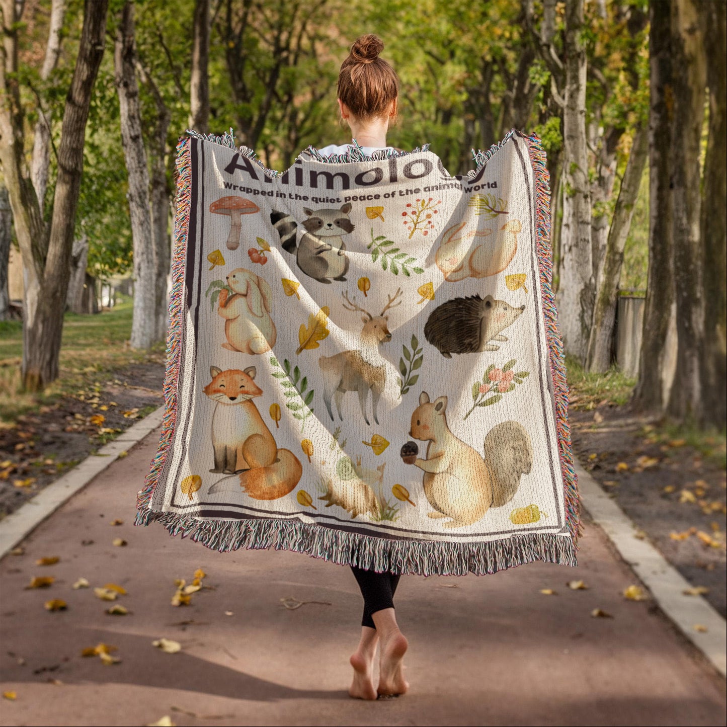 Woven Blanket Animology Gift For Animal Lovers
