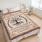 "To My Grandfather" Woven Blanket, Gift For Father's Day, Birthday