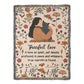 Purrfect Love Woven Blanket, Gift for Cat Moms on Mother's Day, Birthdaysor Just Because...