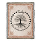 Family Roots, Celtic Tree Woven Blanket