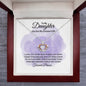 To My Daughter, My Greatest Gift Crown Pendant Necklace